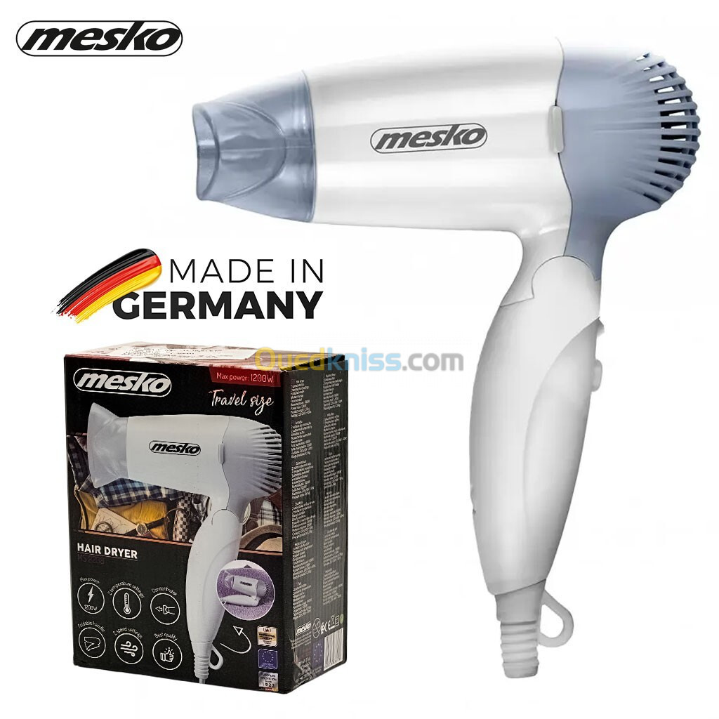 Sèche Cheveux Mini Format Mesko MS2238