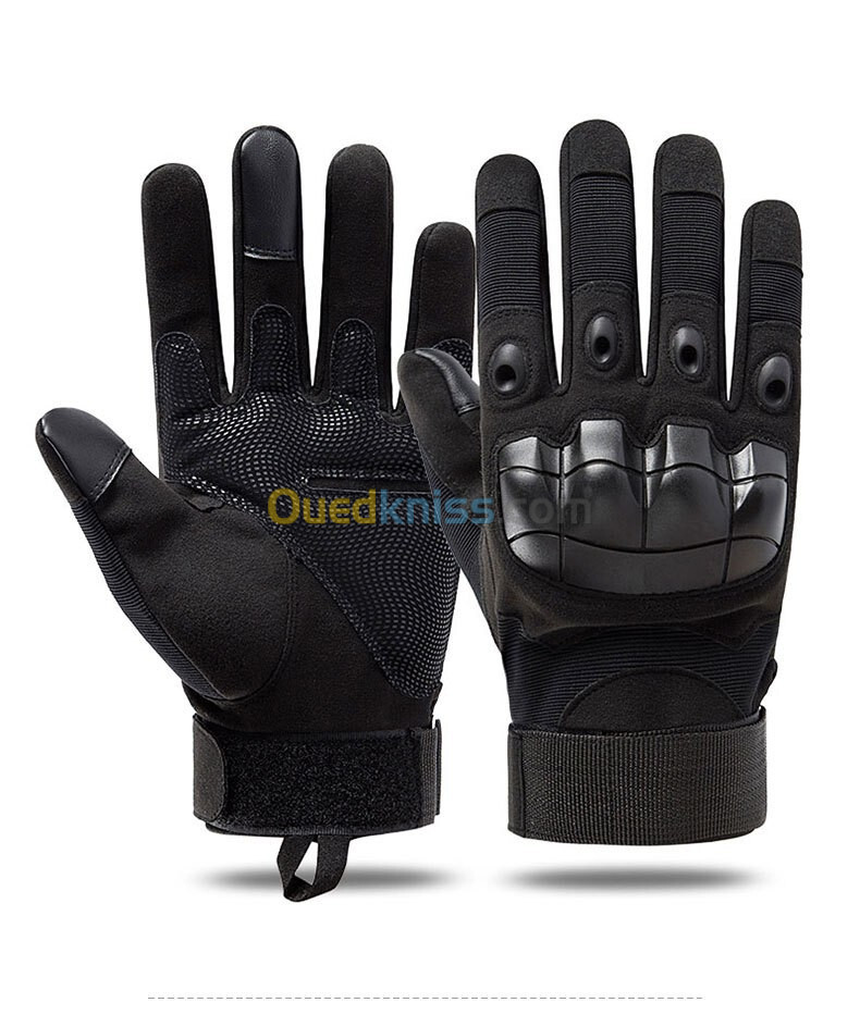 Pack Gants de Moto Tactique Doigt Complet avec Cagoule dhiver