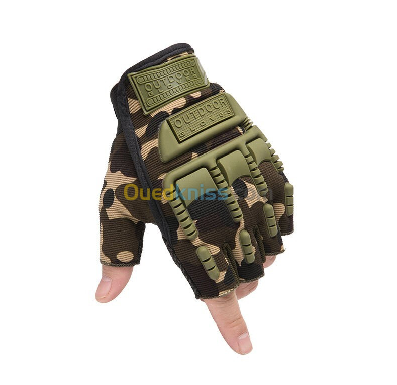 Gants de sport en plein air Camouflage militaire tactique multi-usage 