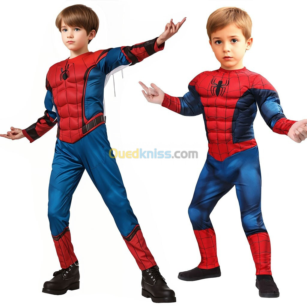 Tenue de Deguisement Spiderman Pour Enfants