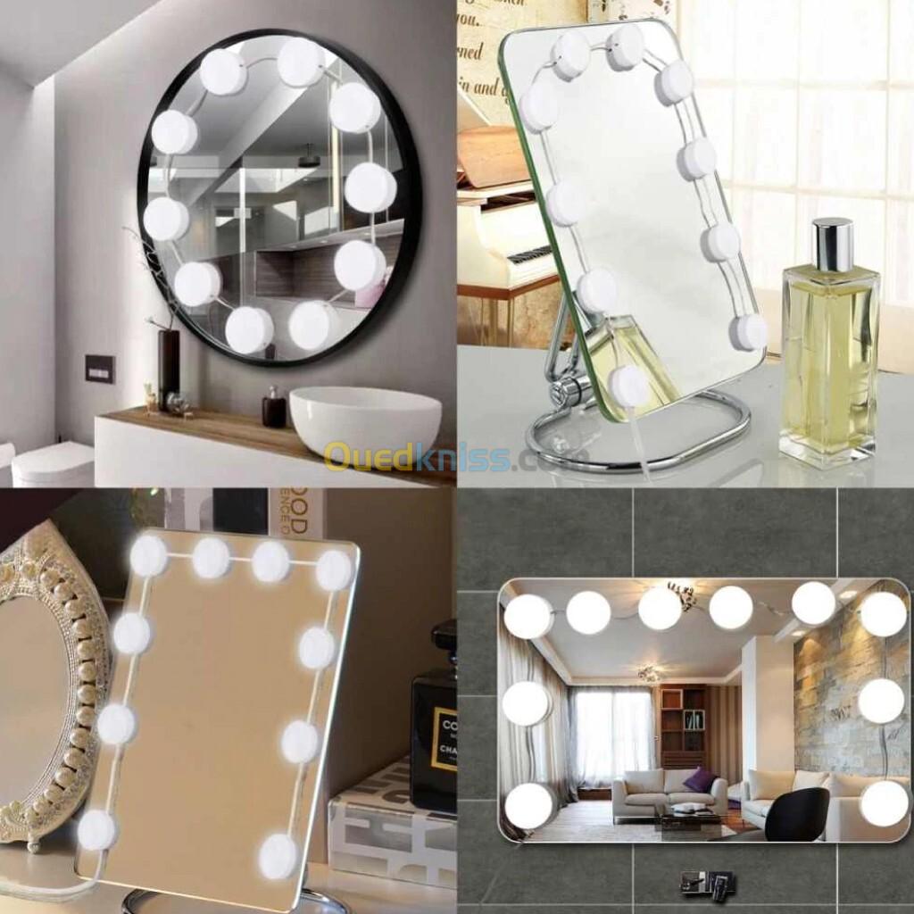 Chende Lampe pour miroir de courtoisie 10 psc Hollywood Style