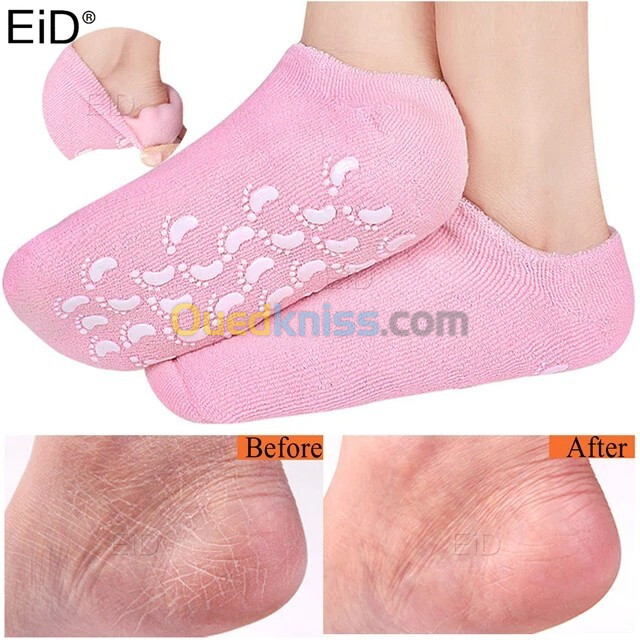 Chaussettes en Gel de Silicone réutilisables masque pour les pieds hydratant blanchissant exfoliant