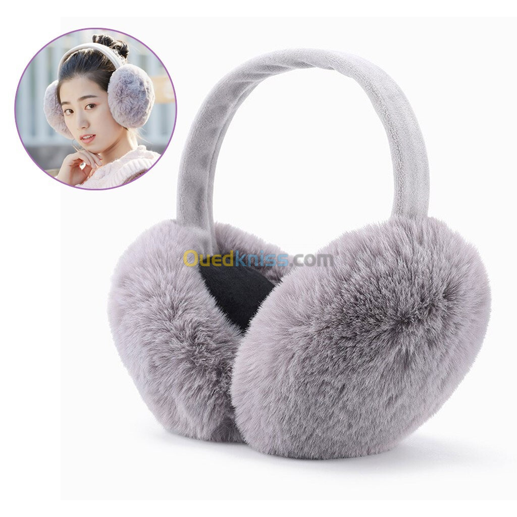 Cache-oreilles Hivernaux en Peluche pour Femmes