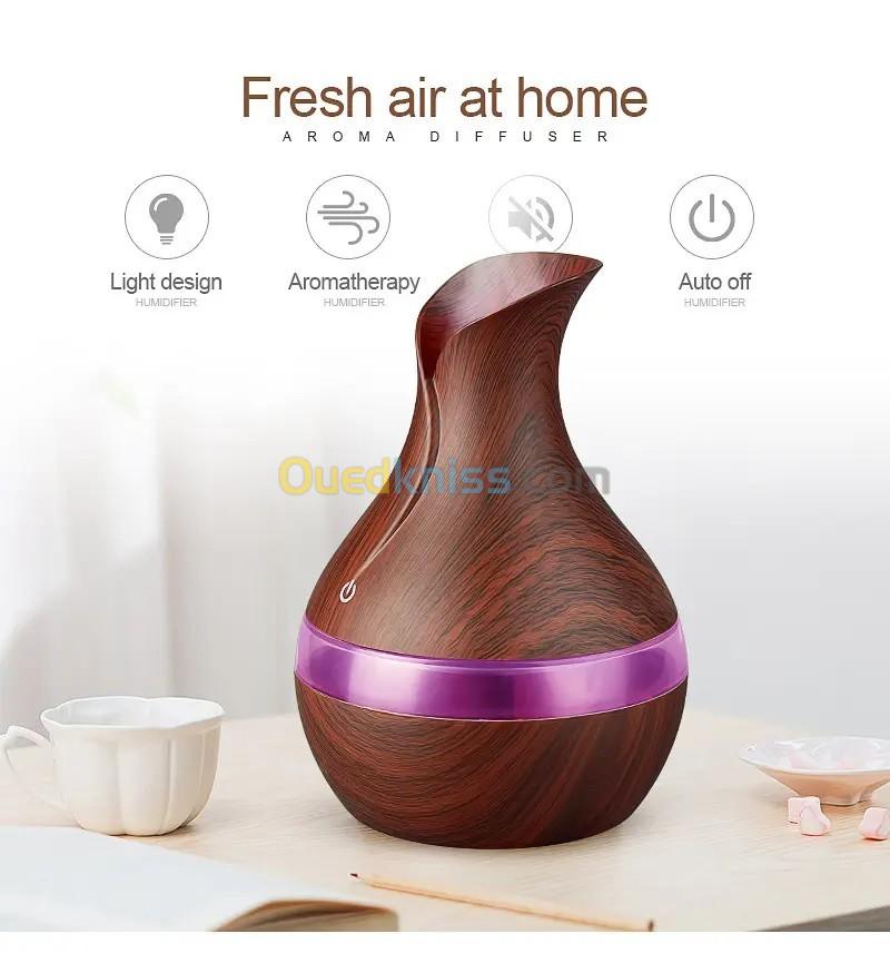 humidificateur vase 300ml Aromathérapie Diffuseur Avec 7 Couleur LED Lumière V2