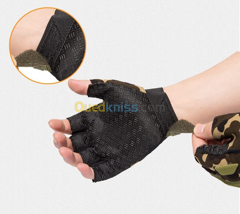 Gants de sport en plein air Camouflage militaire tactique multi-usage 