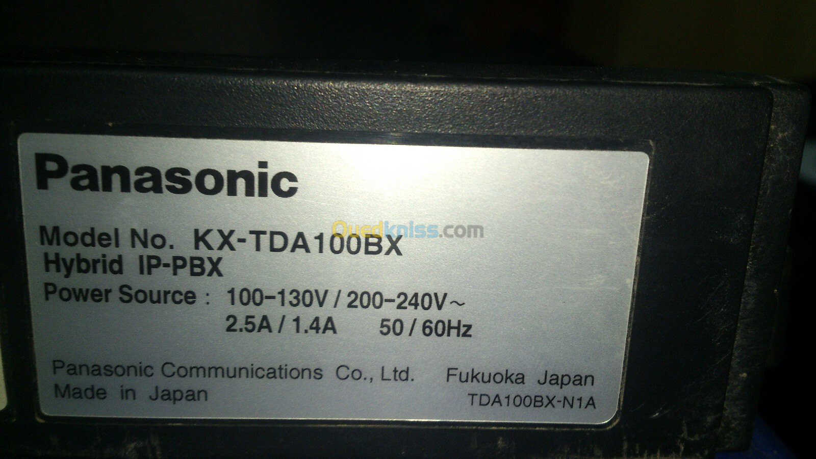 Standard téléphonique PANASONIC KX-TDA100 