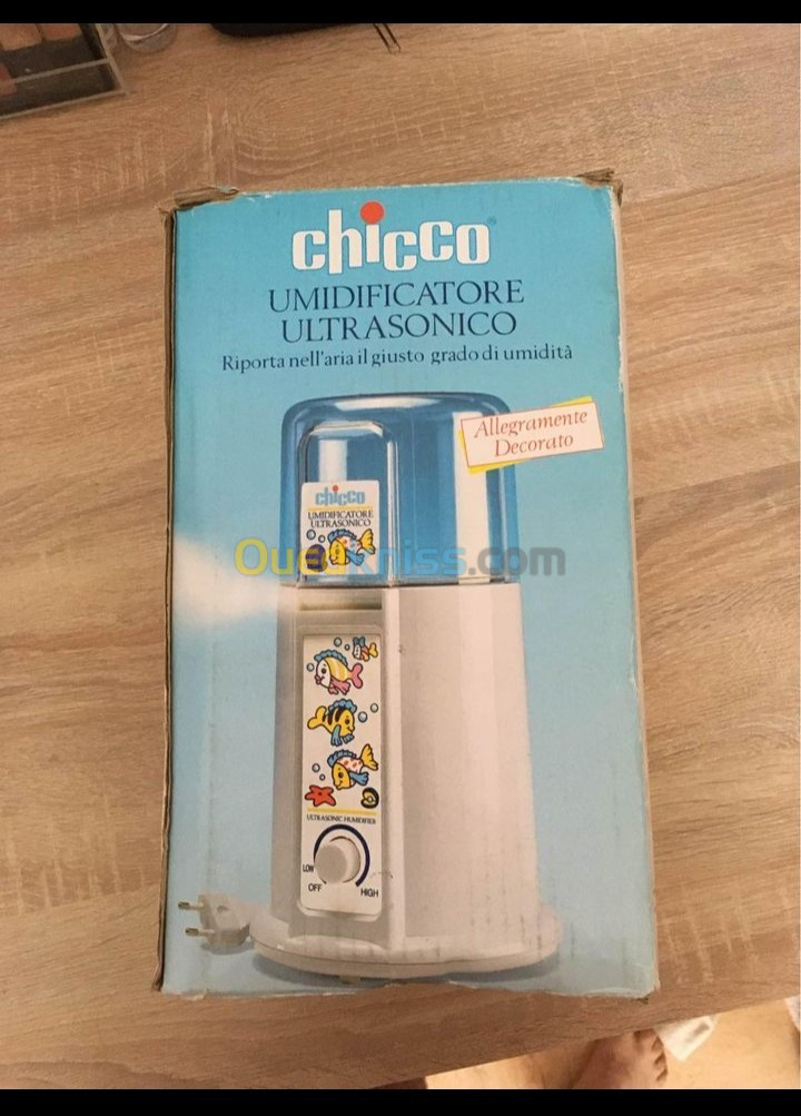 Humidificateur d'air ultrasonique chicco 