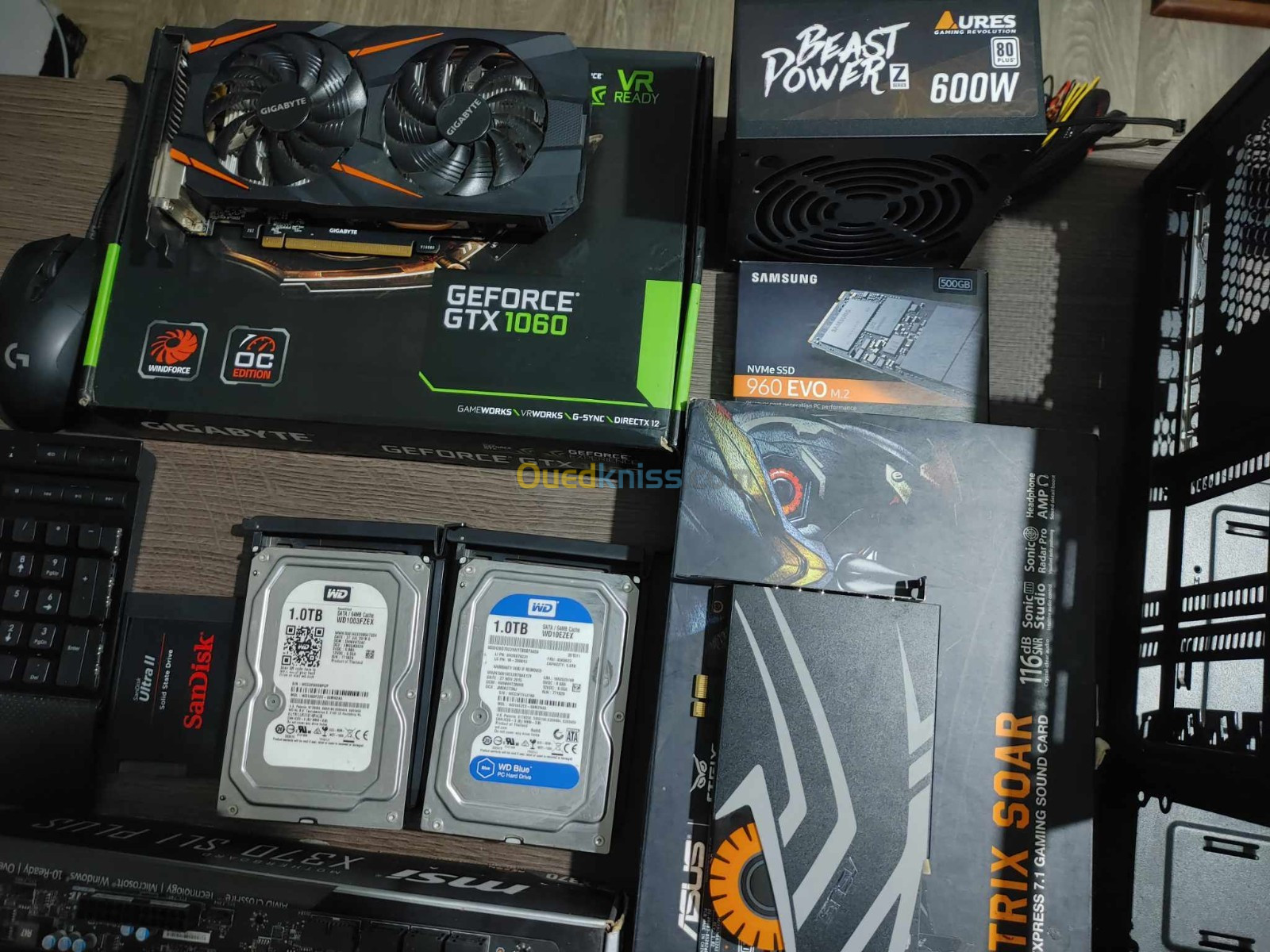 PC Gaming + Carte Son Asus + Nvme