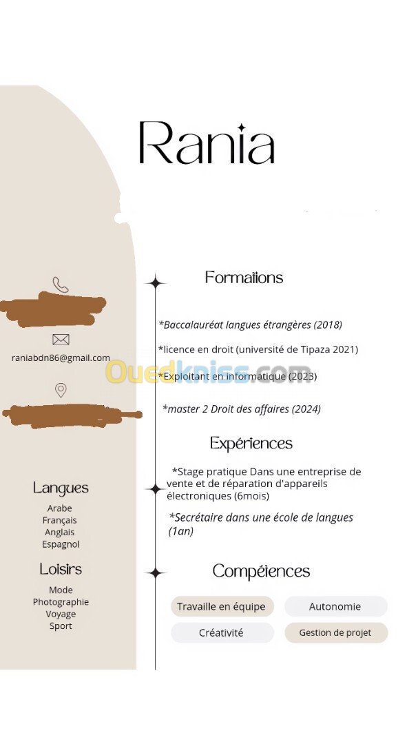 Assistante administrative 