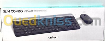 MK470 SLIM WIRELESS KEYBOARD AND MOUSSE COMBO 