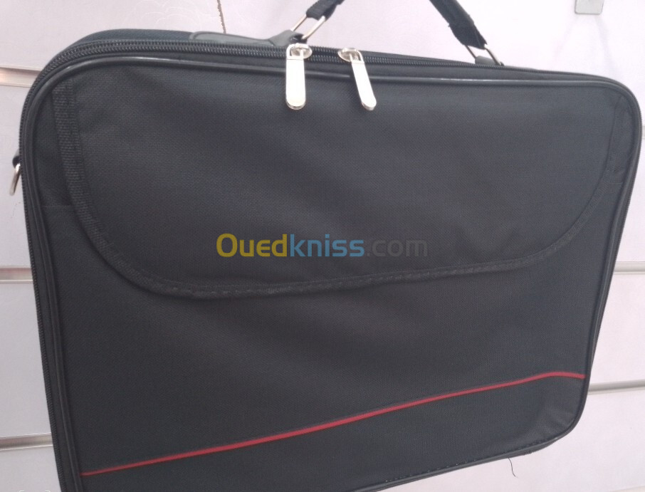 CARTABLE PC 15.6" TISSU TRAIT ROUGE