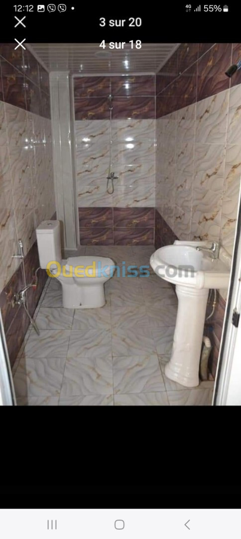 Location Appartement F3 Tlemcen Hennaya