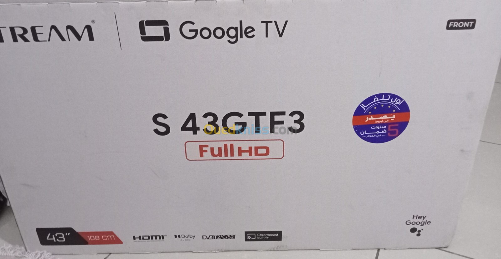 Google TV Stream 43 Pouces Full HD