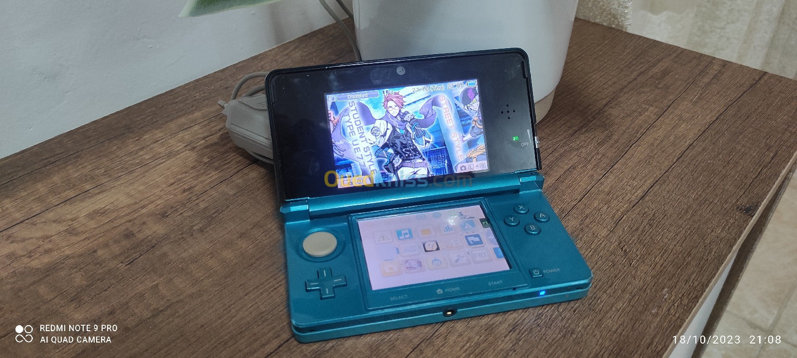 Nintendo 3ds flashé