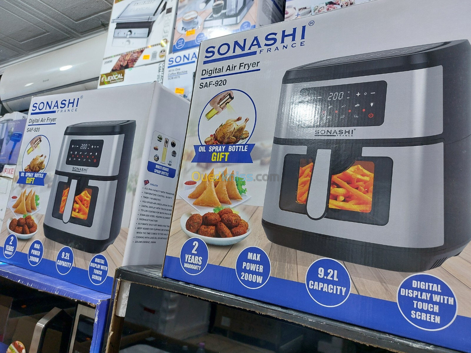 PROMO FRITEUSE AIR FRYER SONASHI 9.2L