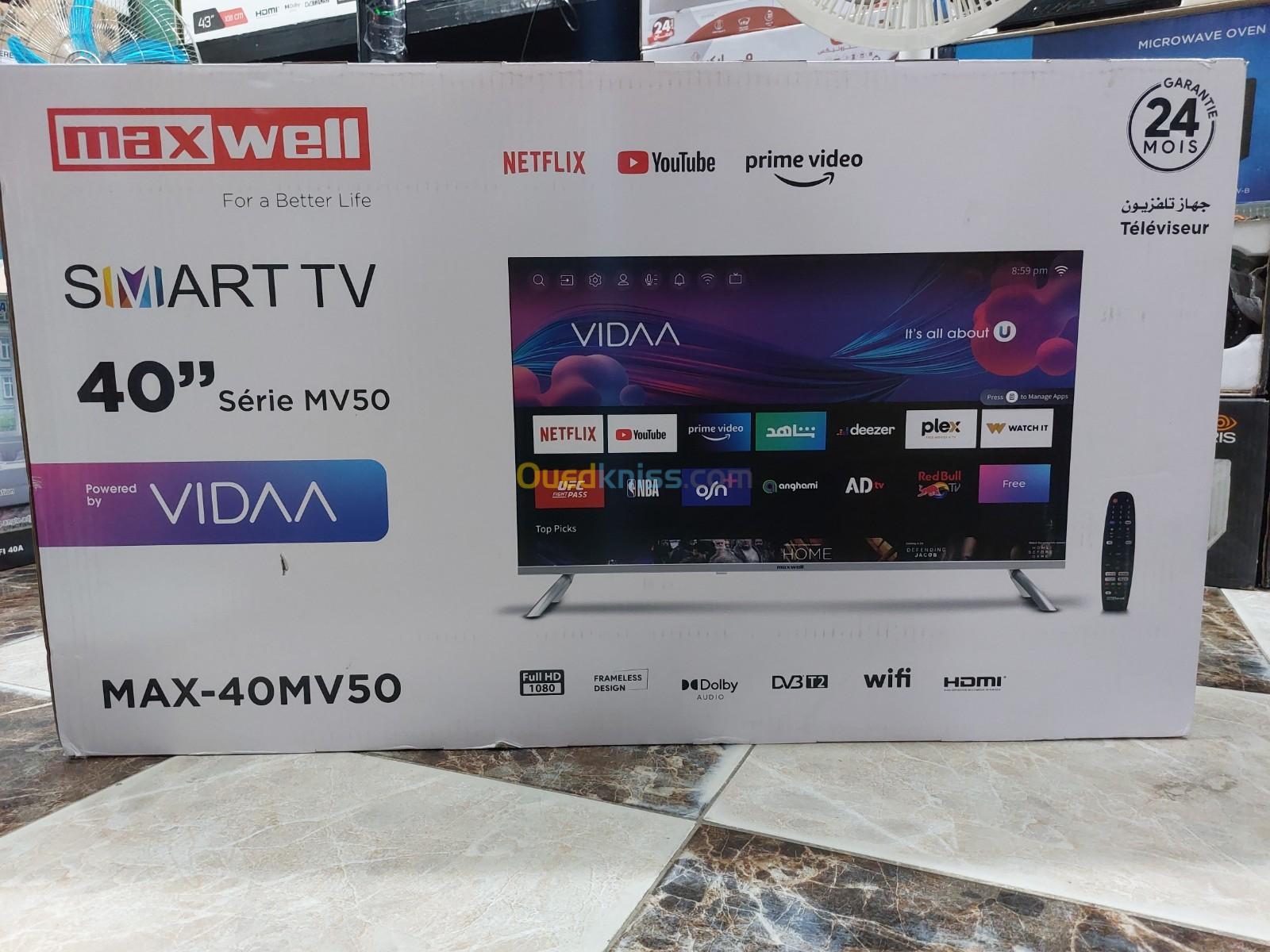 PROMO TV MAXWELL 40" SMART VIDAA