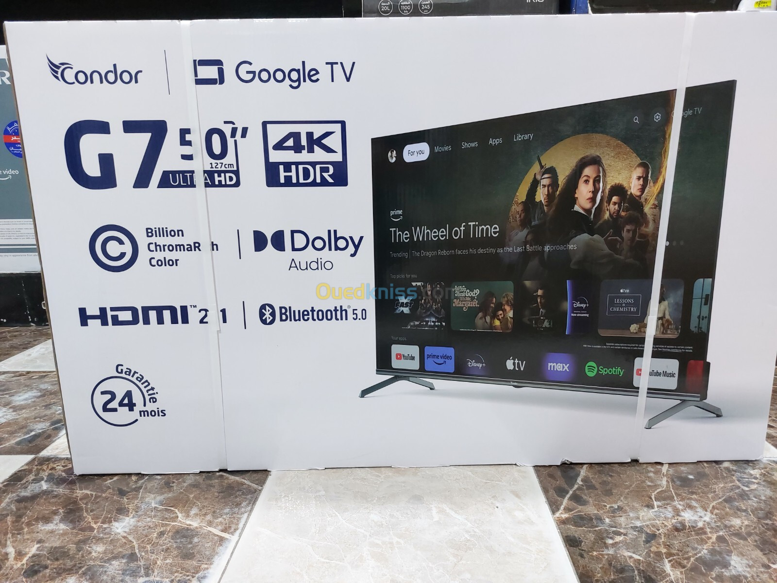 PROMOTION TV CONDOR 50" GOOGLE TV G7