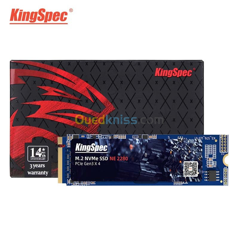 Disque dur interne SSD M.2 KingSpec 2280 512GB 1TO nvme PCI-E - الجزائر  الجزائر