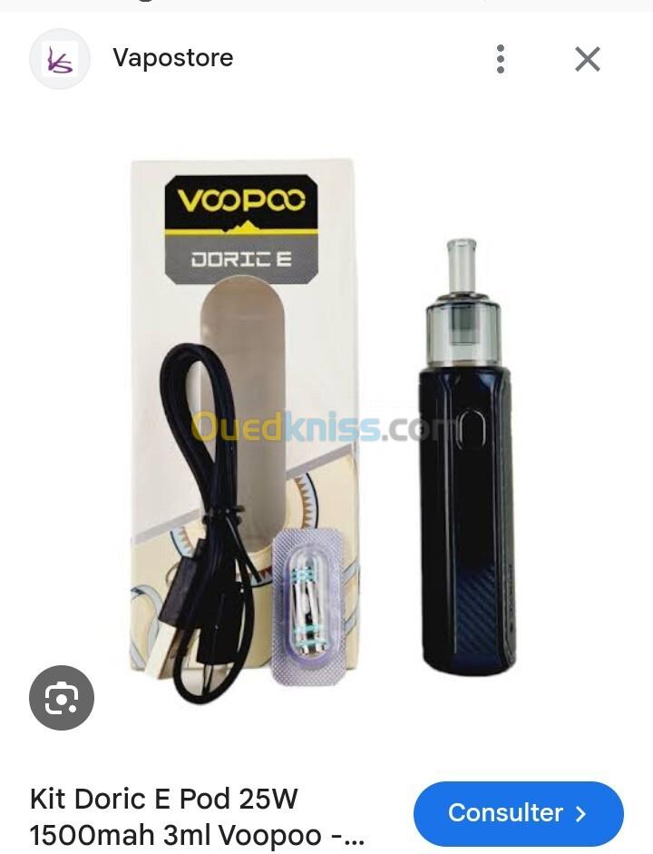 Cigarette électronique voopoo doric E