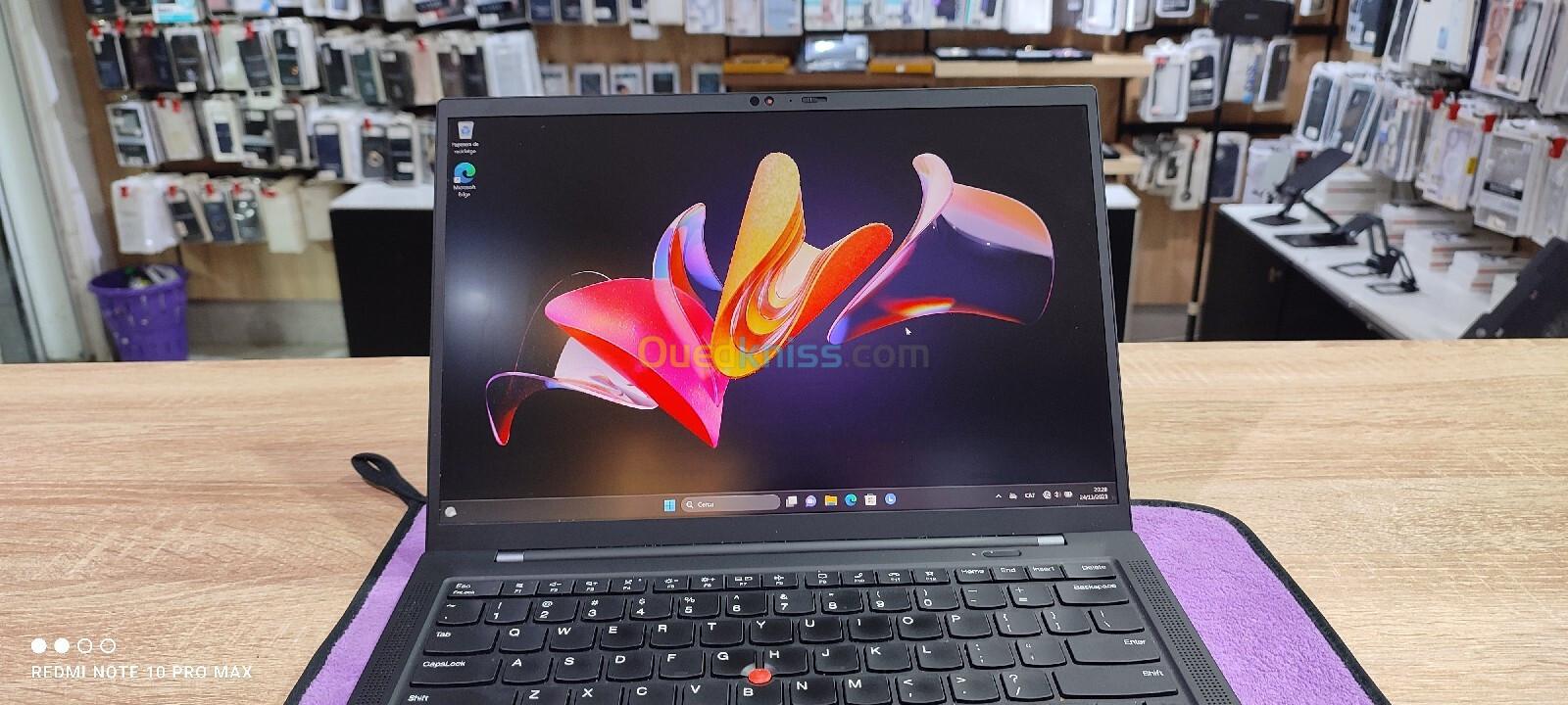 Thinkpad x1 carbone gen 9  i7 11 ème 16/1to Intel iris xe caba état neuf 