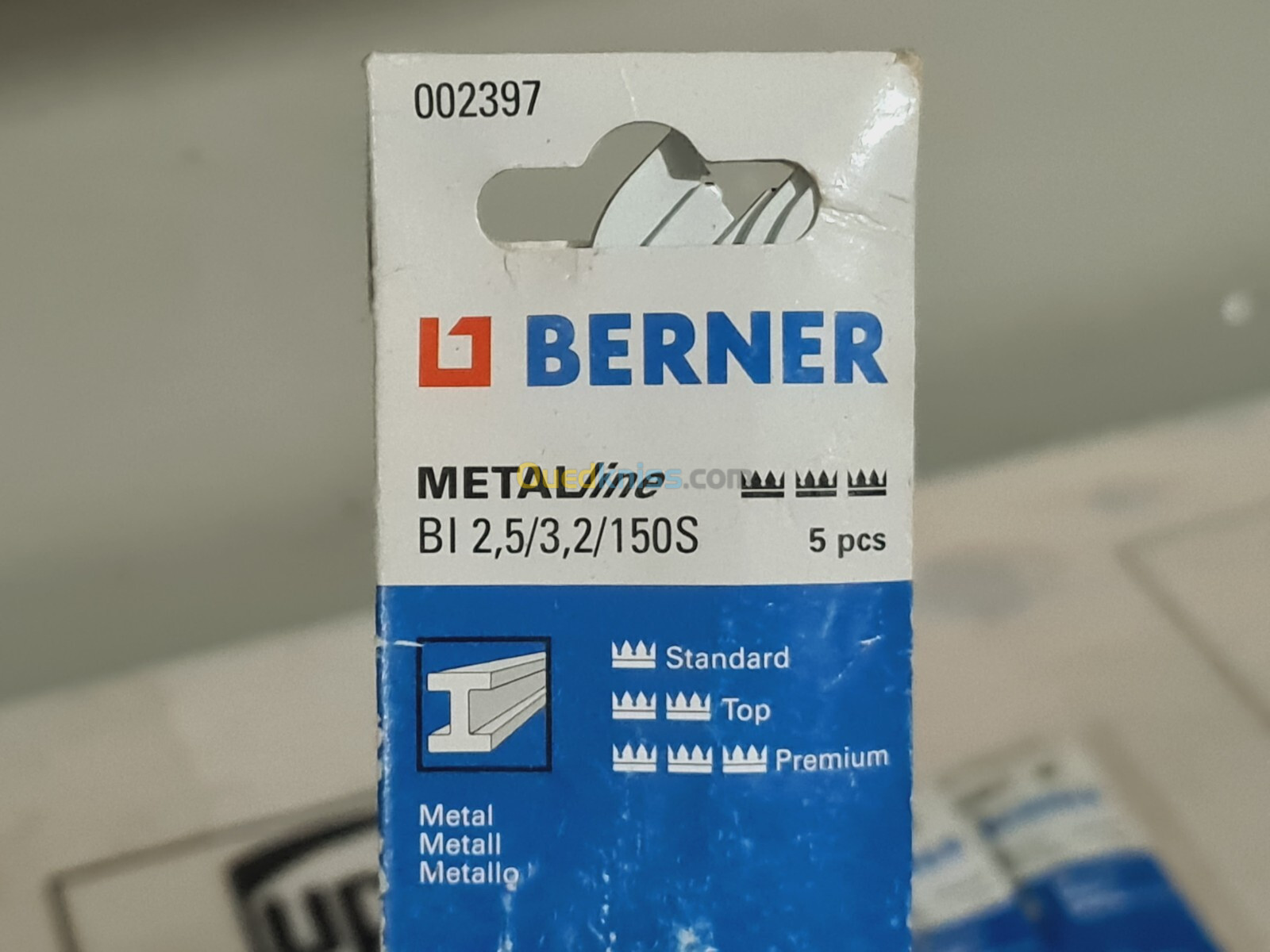 BERNER - lame original premium scie sabre pour le métal 150mm (Germany)