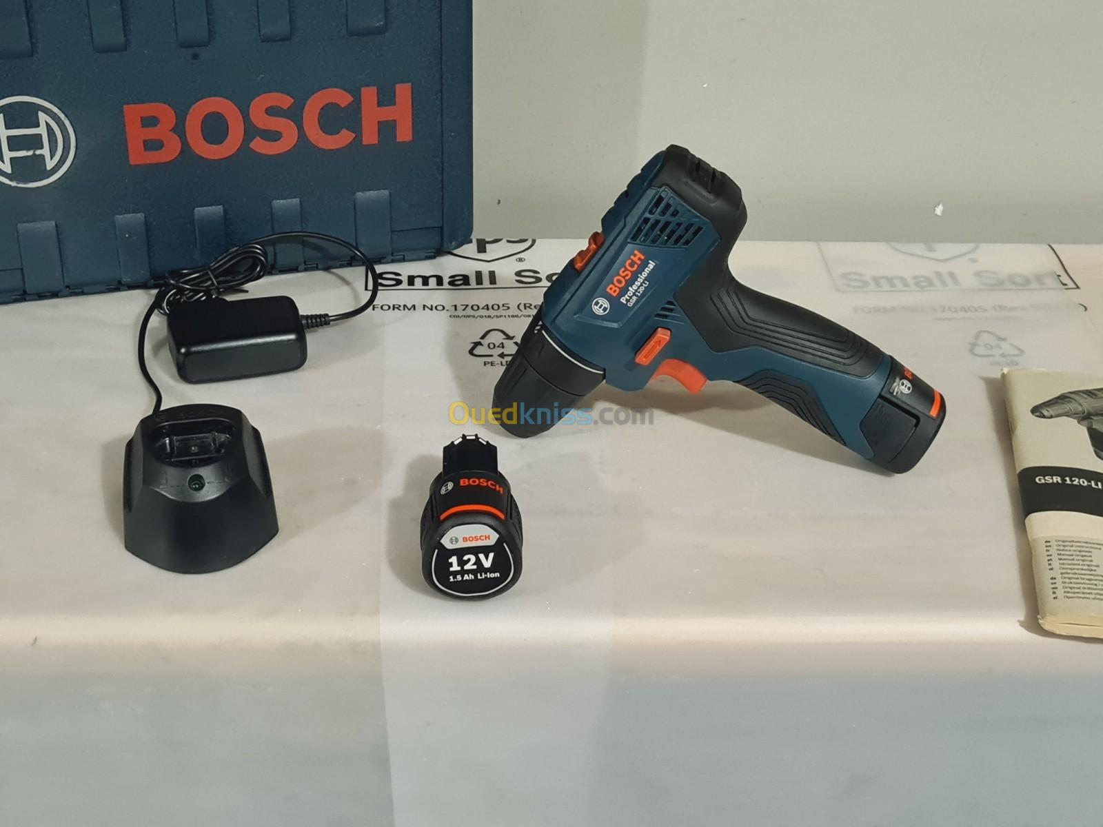 Visseuse perceuse compact 12V 1.5Ah BOSCH GSR 120-LI (neuf)