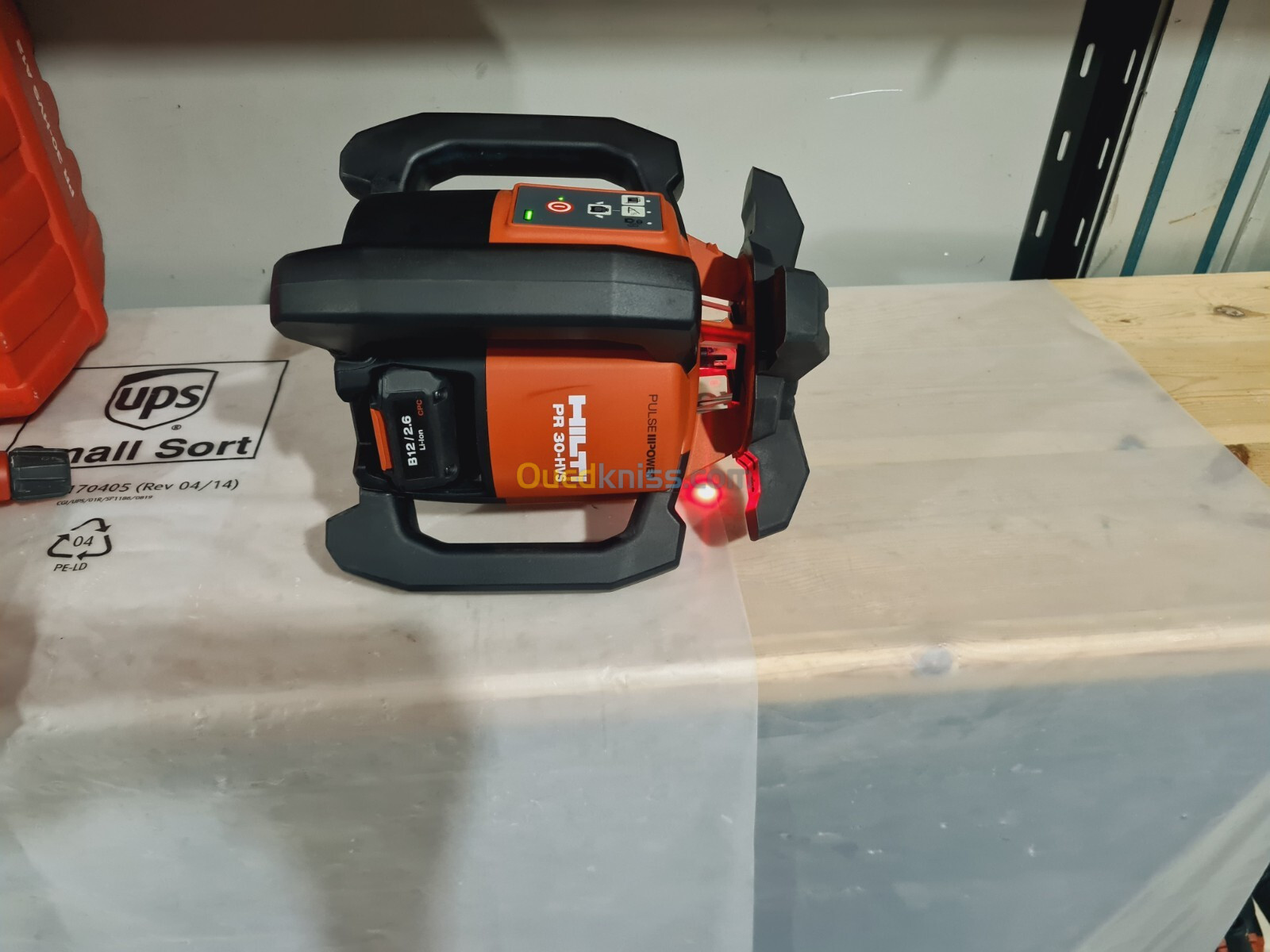 Niveau laser rotatif 500 mètre horizontale Vertical pente HILTI PR 30-HVS A12 (Germany)