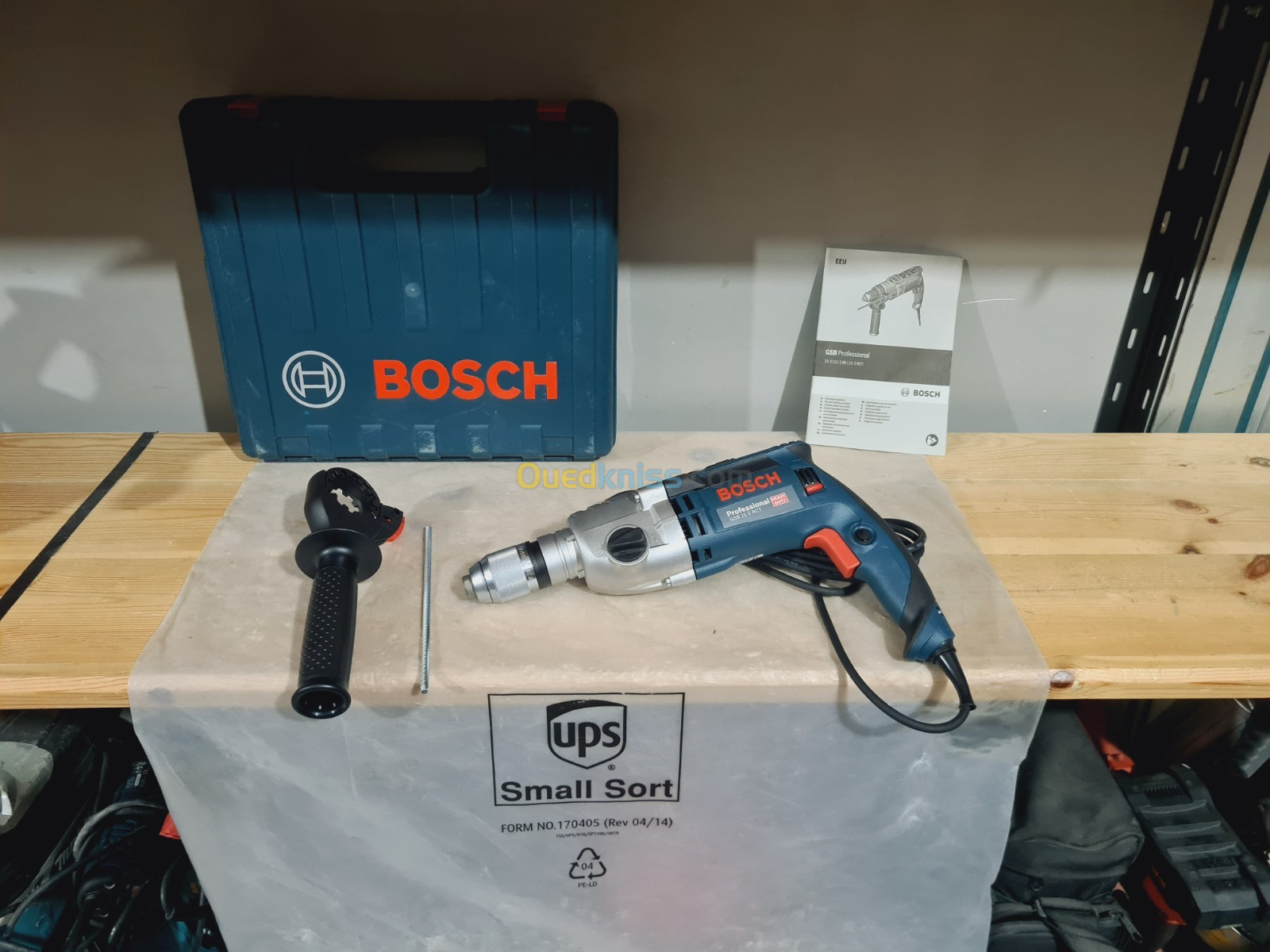 Perceuse à percussion 1300W avec commande de couple BOSCH GSB 21-2 RCT (Hungary)