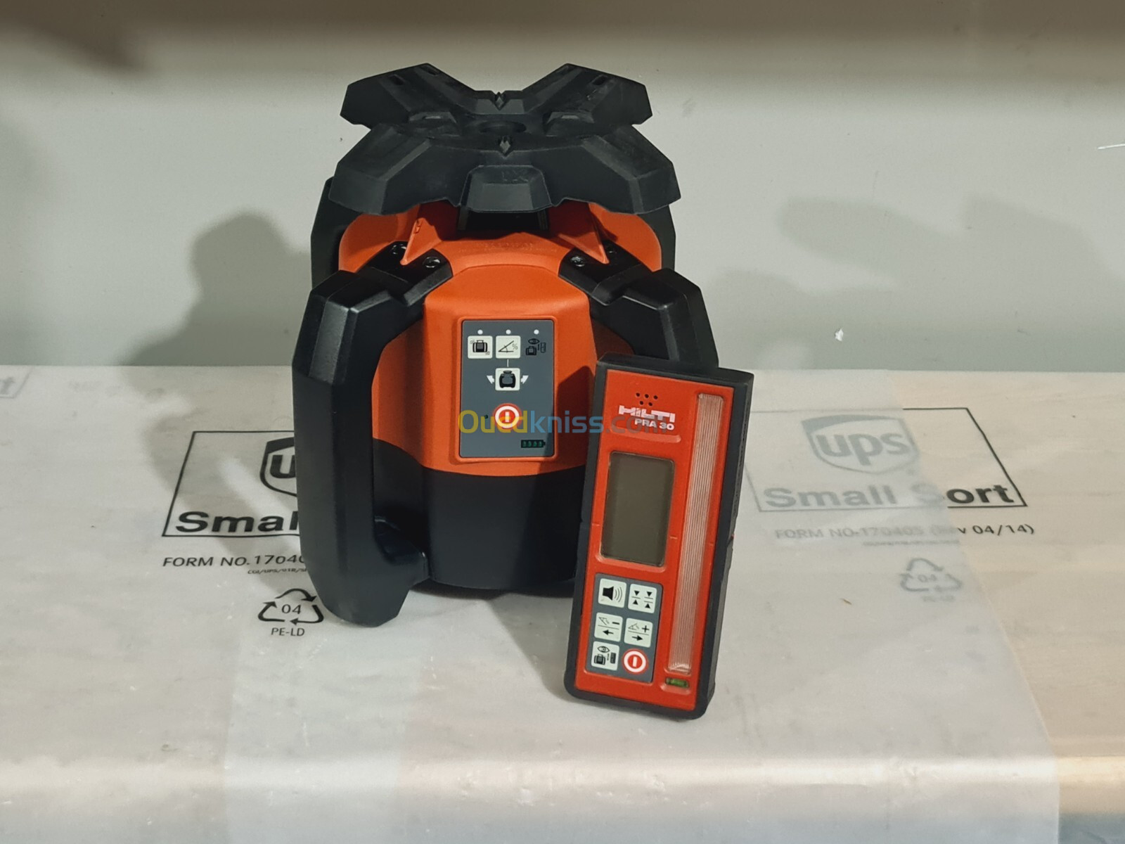 Niveau laser rotatif 500 mètre horizontale Vertical pente HILTI PR 30-HVS A12 (Germany)