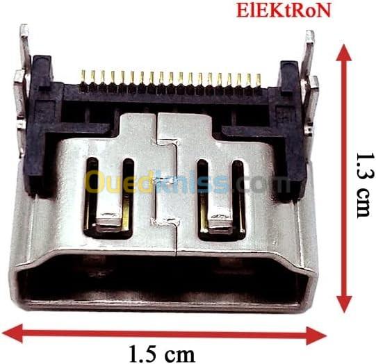 CONNECTEUR PRISE FEMELLE HDMI TYPE A 19PIN / REF: 4069