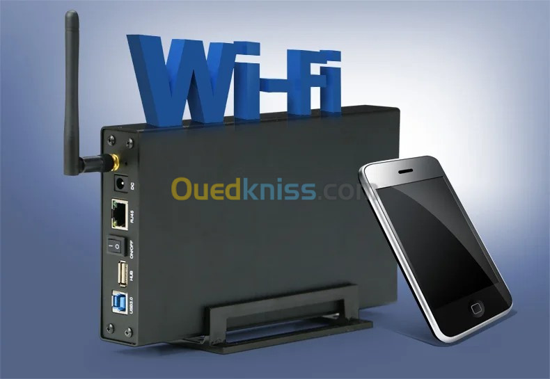 Boitier Disque Dur Externe Wifi intelligent NAS /REF:5814 - Mostaganem  Algeria