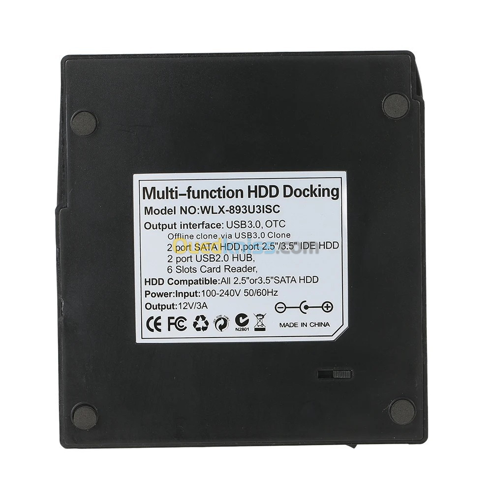 DOCKING HDD STATION D ACCUEIL USB 3.0 2.5" 3.5" 3 HDD USB3.0 -893U3 /REF: 6399
