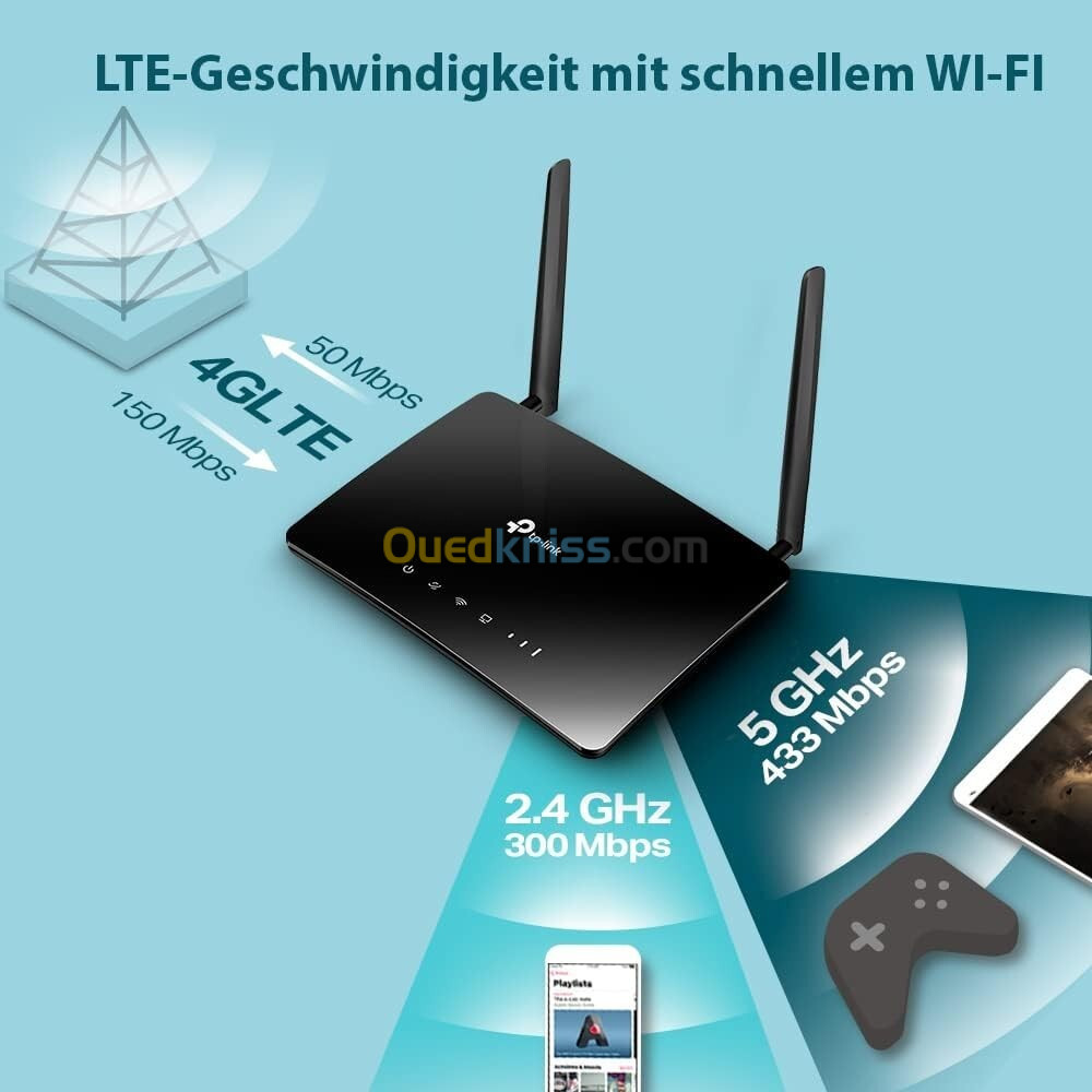 MODEM 4G LTE ROUTER TP-LINK ARCHER TL-MR6400 300MBS /REF: 6033