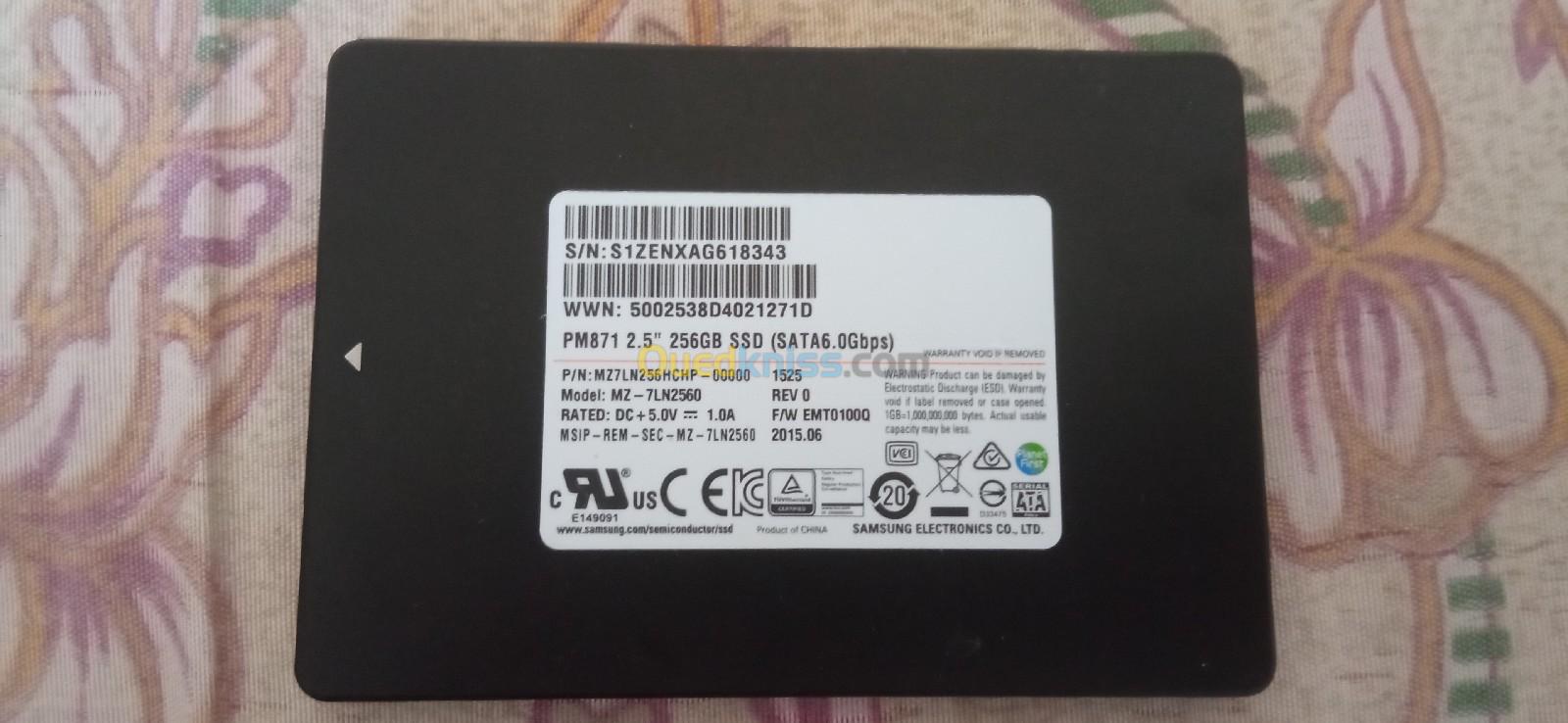 Disque SSD Samsung 256 GB