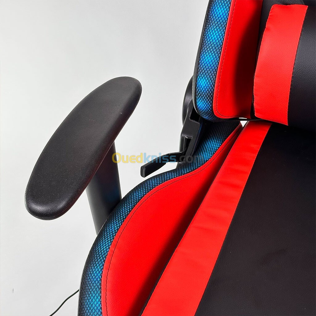 Chaise Gaming Professionnel avec Haut Parleur et Lumière RGB intégré