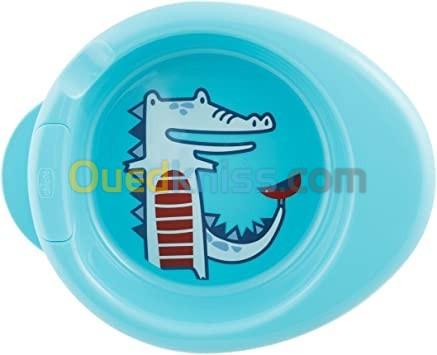 طبق Chicco Warmy Plate الساخن، مثالي للاستخدام من 6 أشهر