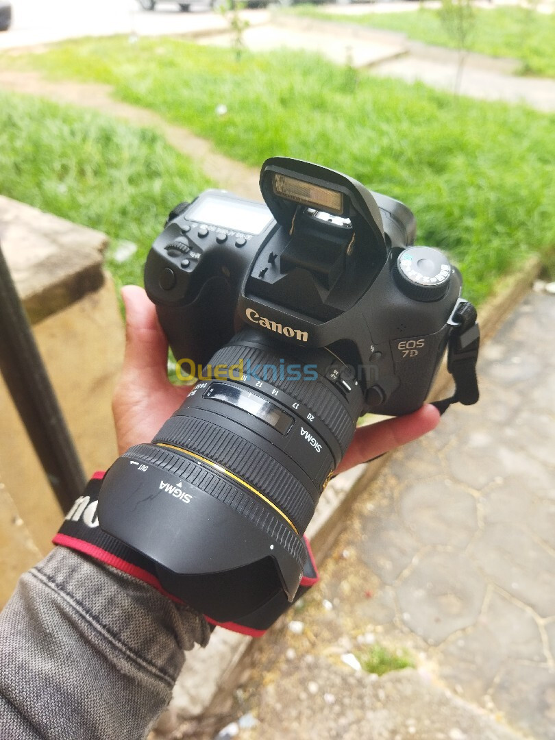 Canon 7d click 8k avec objectif 10-20