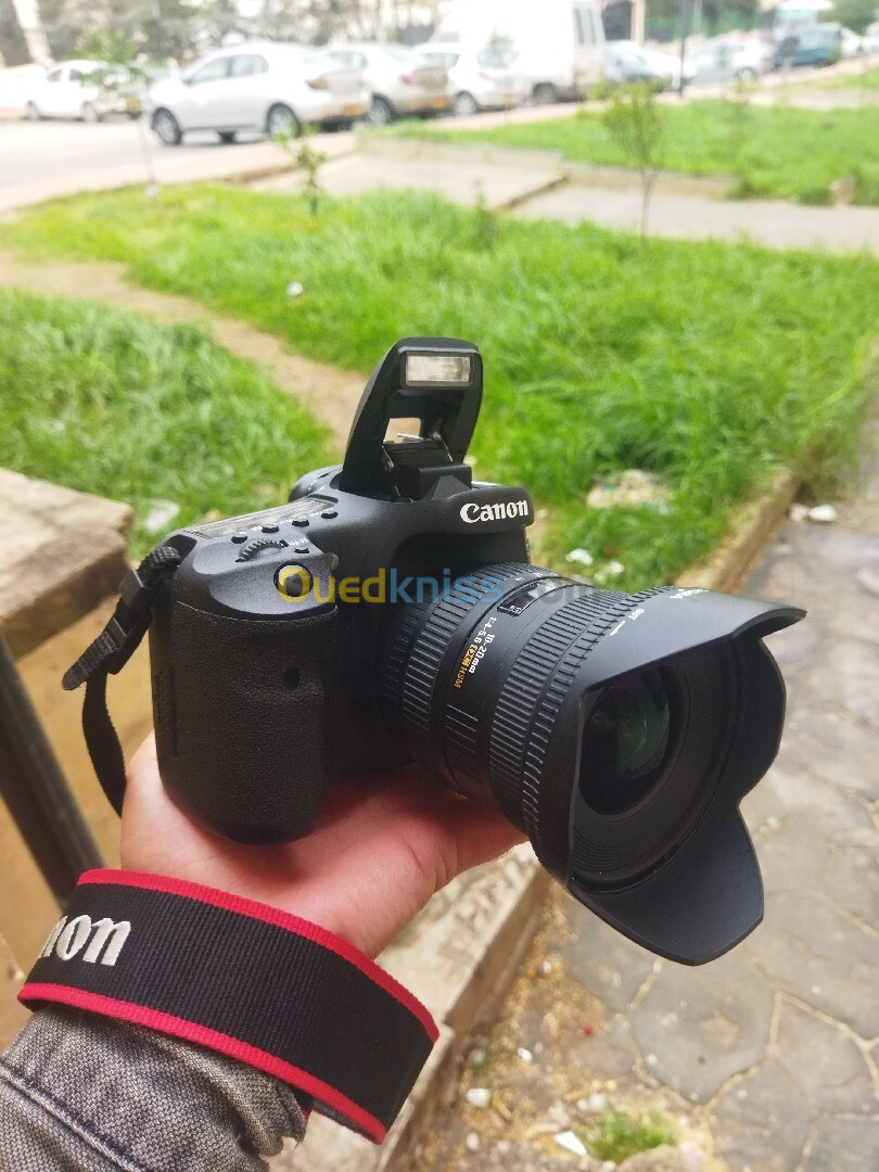 Canon 7d click 8k avec objectif 10-20