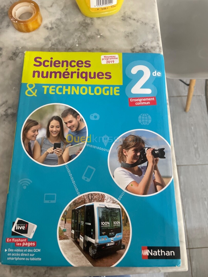 Livre de snt ( sciences numériques et technologie ) seconde 