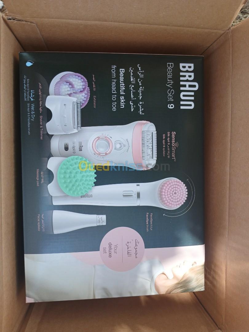 Disponible Braun Épilateur Beauty Set Silk-Épil 9 SE9/985 Wet & Dry + 8 Accessoires