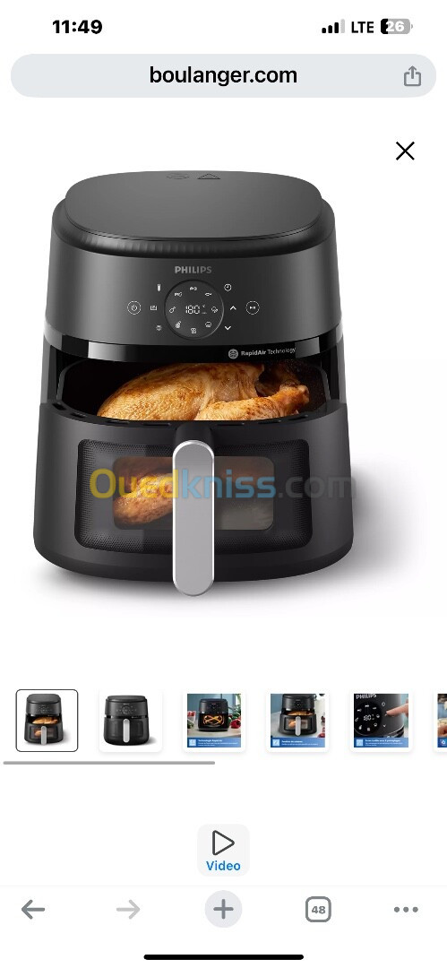 AIR FRYER PHILIPS SÉRIE 2000 6,2L