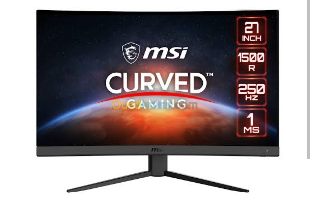 Ecran msi incurvé 250hz 1ms