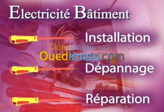 Électricien bâtiment 