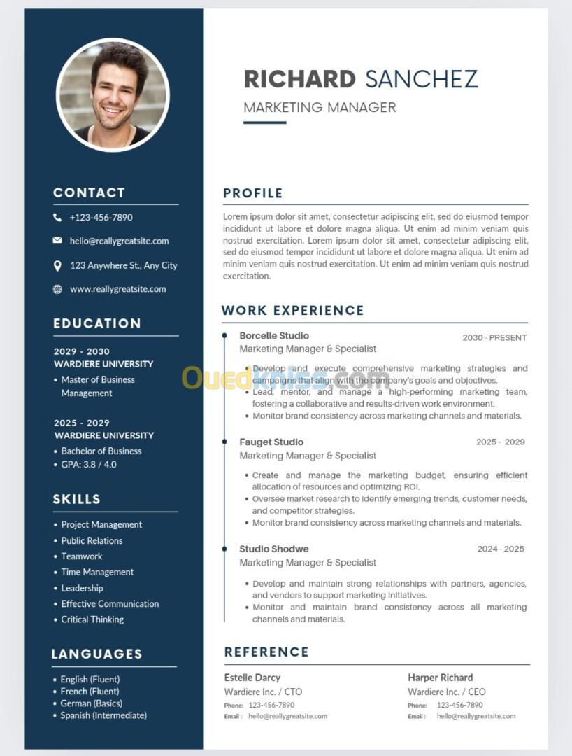 Création CV professionnelle