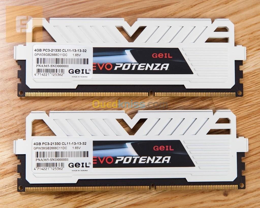   RAM GEIL EVO  16GB 4X4GB 2666MHz DDR3 XMP