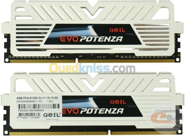   RAM GEIL EVO  16GB 4X4GB 2666MHz DDR3 XMP