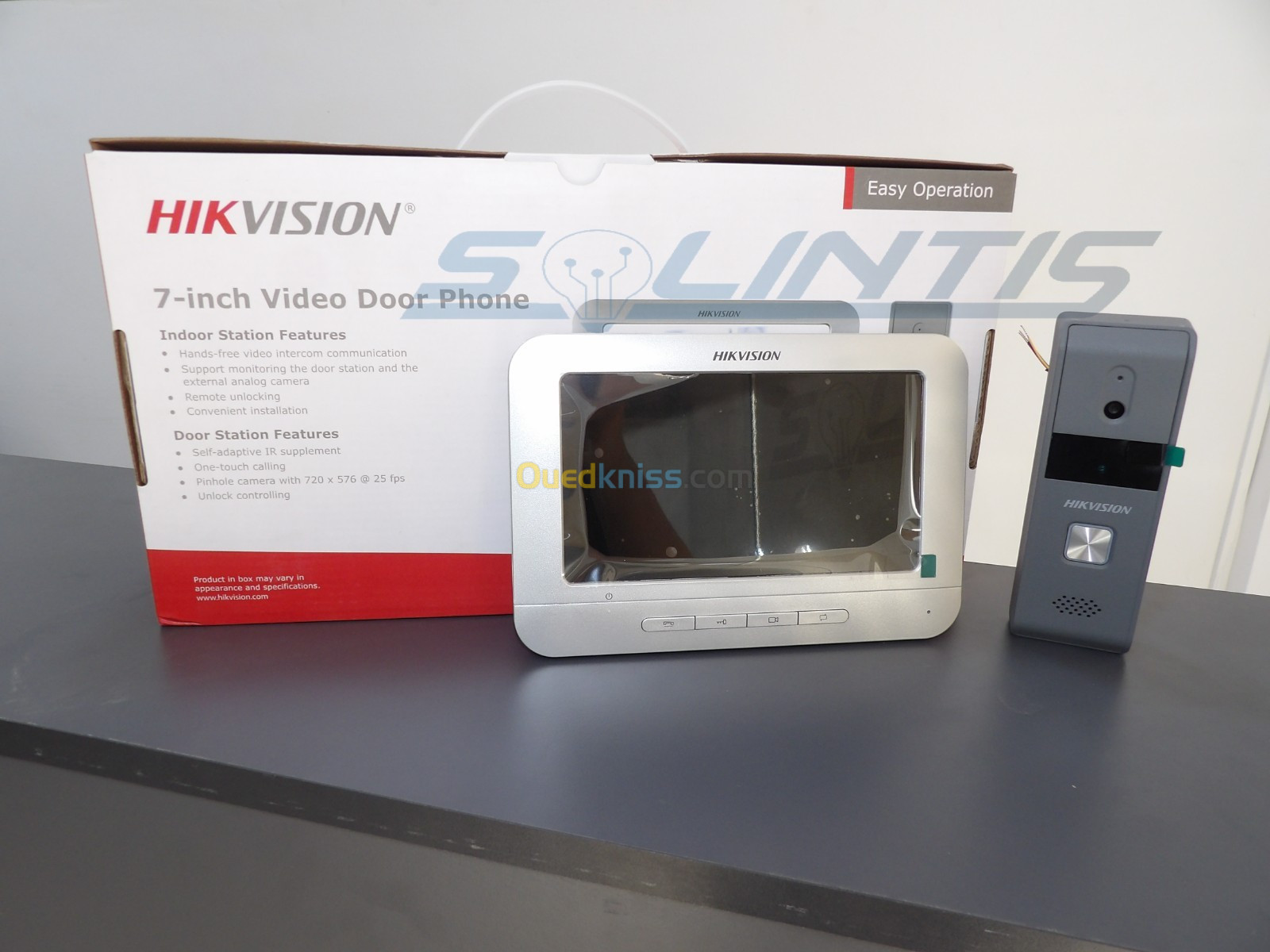 PROMOTION Kit visiophone (vidéophone, interphone vidéo) analogique HIKVISION KIS203