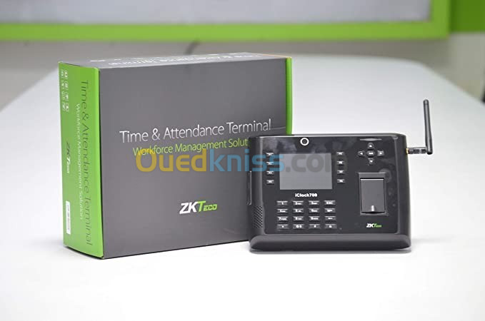 Pointeuse biométrique à identification par empreinte digitale et carte ZKTeco ICLOCK700