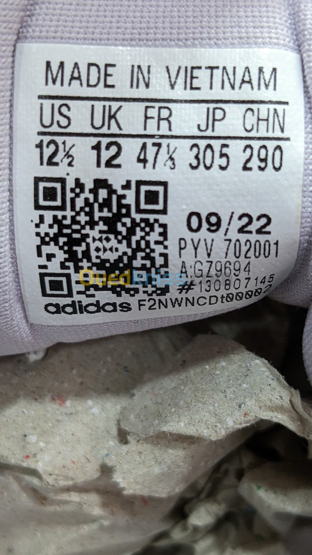 Adidas Orketro -  Original اصلية - Ref GZ9694 -  Pointure 47 1/3 / 30.5 CM