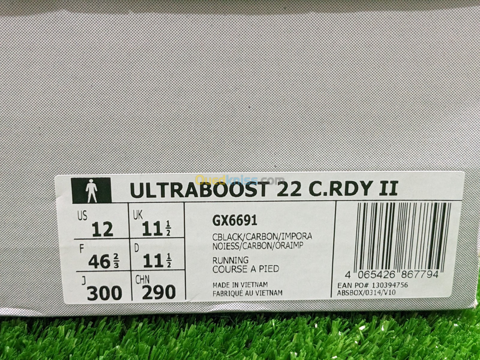 Adidas ULTRABOOST 22 COLD RDY 2.0  - Ref GX6691 - Original اصلية - Pointure 46 2/3 / 30 CM